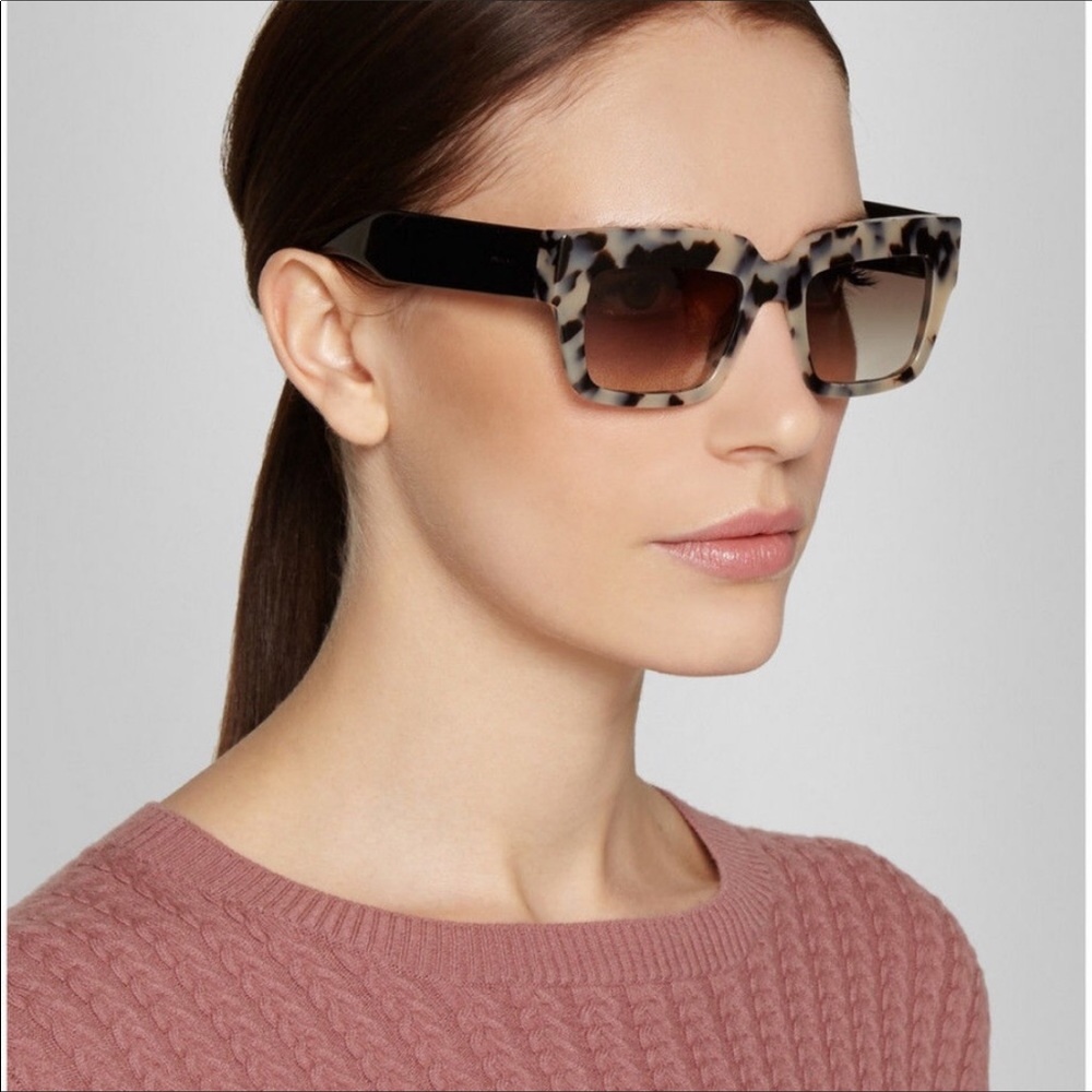 Authentic Prada Poeme Square Havana Sunglasses 😎